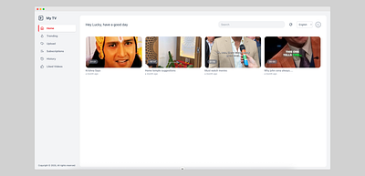 Video Streaming App UI ui video stream app