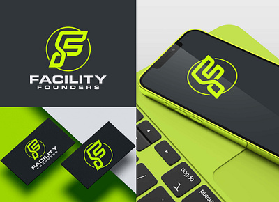 FACILITY FOUNDERS branding creative design design f gym logo f sport logo facility founders flogo icon latter logo logo logodesign minimal