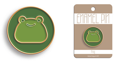 Conceptual Product - Enamel Pin illustrator mockup photoshop realistic
