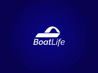 BoatLife - Logo Brand branding corporate identity graphic design identity logo logo design logo designer logodesign sea ship visual identity wave