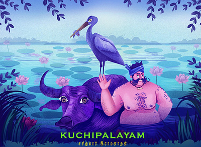 Koomapatti X Kuchipalayam digital artwork graphic design illustration tamil life tamil traditional trends illustration ui