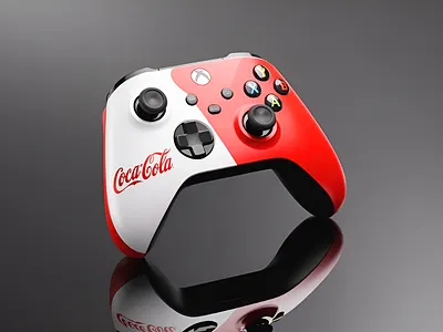 Unofficial COCA COLA x XBOX controller design branding cocacola controller design graphic design logo xbox
