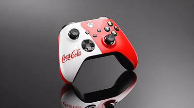 Unofficial COCA COLA x XBOX controller design branding cocacola controller design graphic design logo xbox