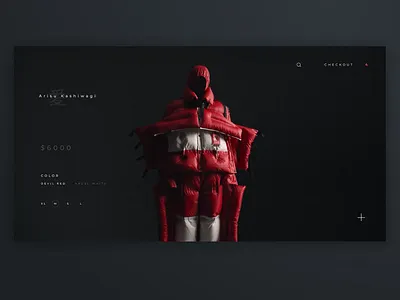 eCommerce design | Futuristic Fashion branding checkout design ecommerce graphic design illustration modern product product design shopping ui ux