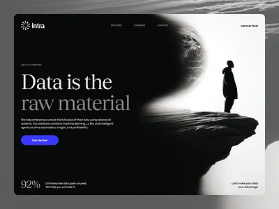 Data Website modern ui