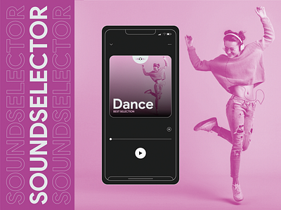 SoundSelector – Logo Thumbnail Design for Spotify Playlists brand brand identity brand system branding branding for apps design graphic design logo logo design logo in context modern identity music branding music discovery sound design spotify ui friendly vector