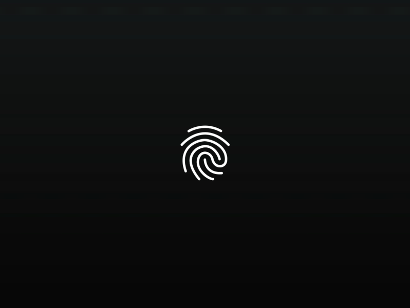 Touch ID | BMW animation bmw branding confirmation design graphic design id modern product design touch ui ux