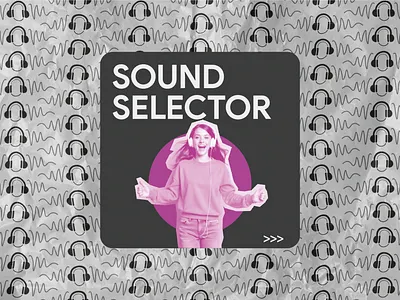 SoundSelector – for a Dynamic Music Experience brand brand identity branding design graphic design logo logo design music recommendation music selector music tech branding spotify spotify style ui friendly