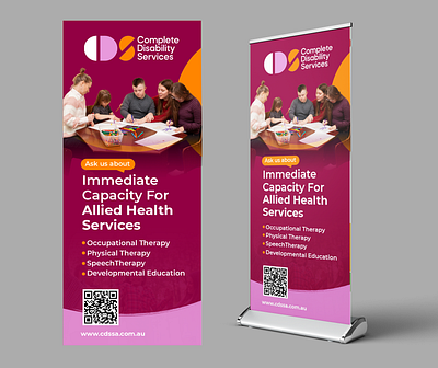 Rollup Banner branding creative graphic design marketing rollup banner