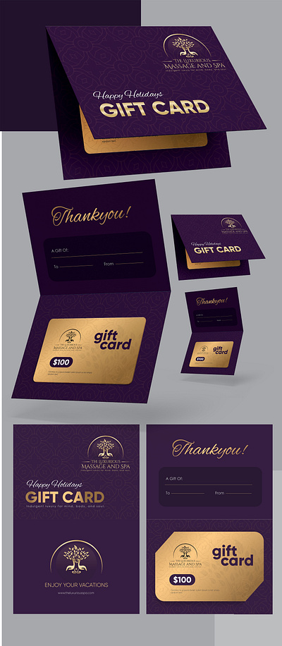 Premium Gift Card Design creative giftcard graphic design