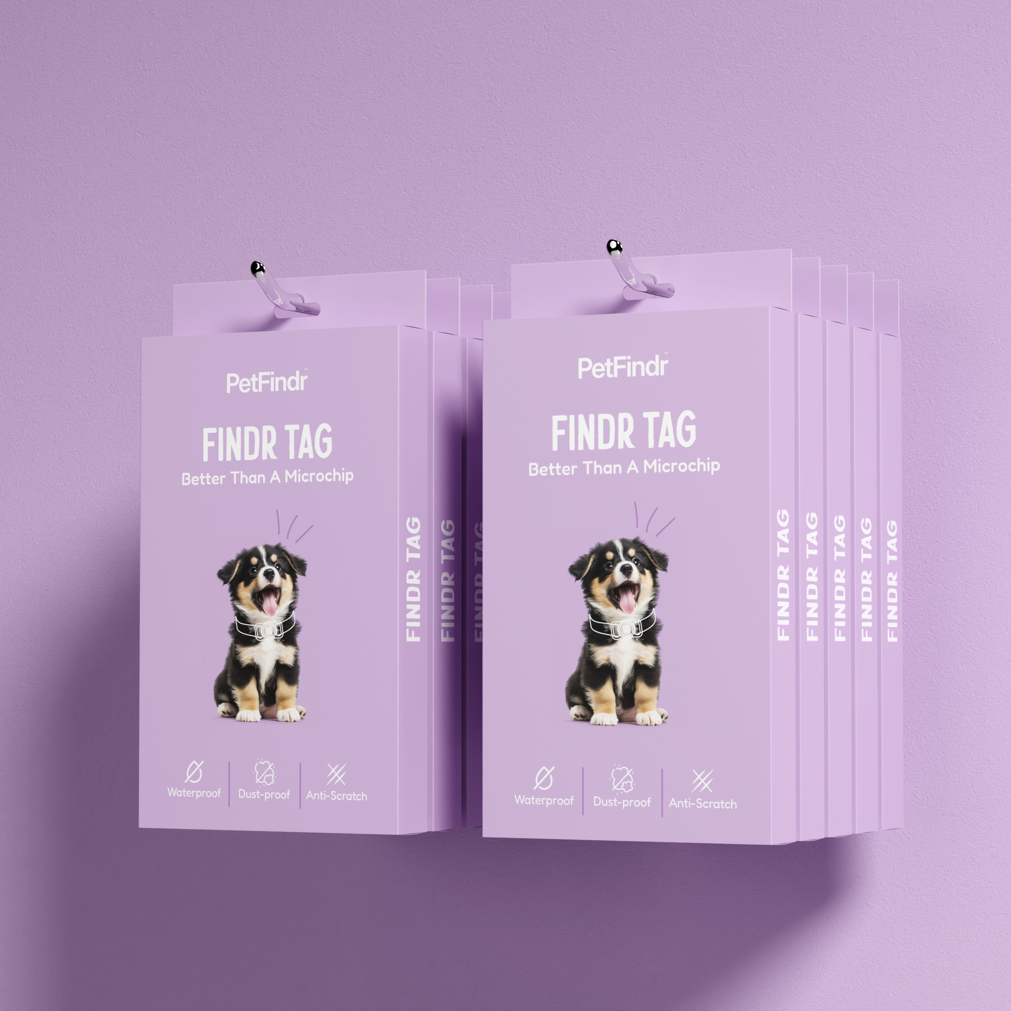 Smart Pet Tag Packaging Design | Retail Box 3d 3d mockup box box design branding design illustration label design logo packaging packaging design pet pet lovers product box product design product packaging ui