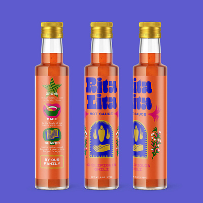 Rita Lita Hot Sauce illustrations for Inky Goodness Bootcamp branding branding illustration colorful condiment condiment illustration digital art food food illustration hot sauce hot sauce illustration illustration label label illustration packaging packaging illustration