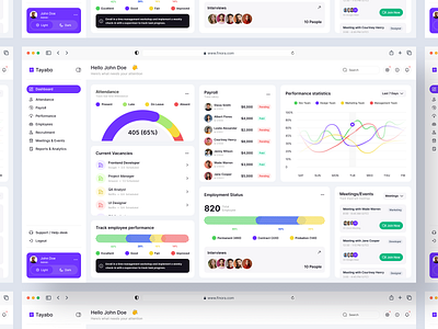 UI UX Design for HR Management Dashboard /Saas/ Admin panel admin panel analytics clean design dashboard employee directory employee management hr dashboard hr management hr software human resources modern ui onboarding performance management recruitment saas shaifnkhanuix talent management ui design web app workplace