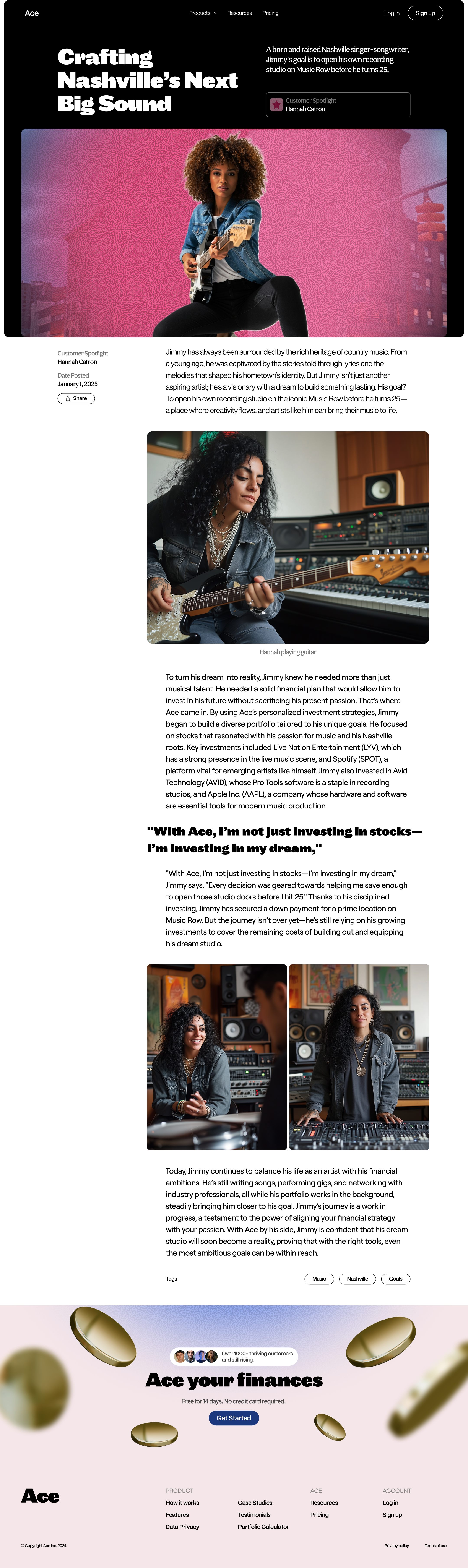 From Strings to Stocks: Helping Creators Build Wealth 3d blog branding design figma graphic design logo ui user experience user interface ux web design website