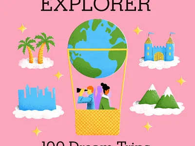 NYT Explorer illustrations for Inky Goodness Bootcamp book cover illustration book illustrations colorful digital art dream trips illustrations editorial illustration explorer illustrations hollywood illustration illustration kayaking illustration publication illustration travel illustrations