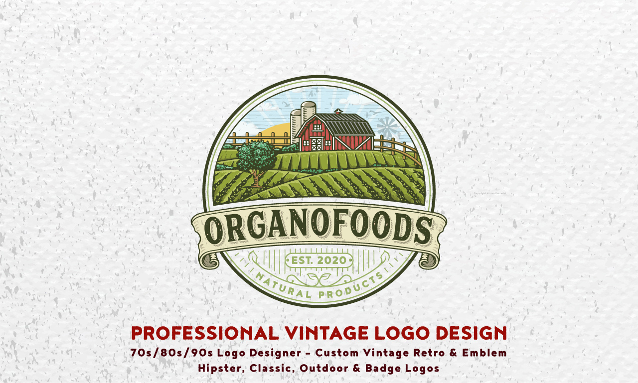 Example of Vintage Logo Design – Retro,Badge Design