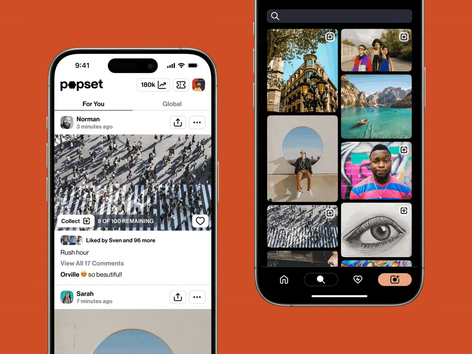Popset | A web3 social network (Full case study) app design case study collecting crypto minting nft photo sharing popset product design social social network solana ui ux web3