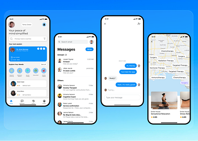 Your Peace of Mind appconcept bookingapp casestudy cleanui dailyui designinspiration dribbbleweeklywarmup figmadesign healthapp mapinterface mentalhealth messagingui minimaldesign mobileapp modernappdesign productdesign uiuxdesign userinterfacedesign uxdesign wellnessapp