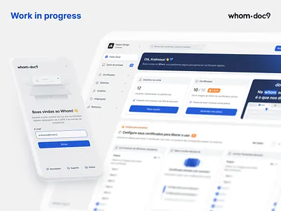 Whom • Doc9 - Saas brazil dashboard product design saas ui uidesign uxui webdesign