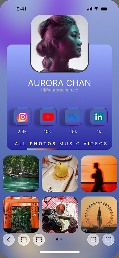 User profile page daily ui 006