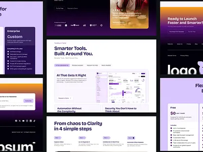 CornerStone Website Design dashboard design framer interface landing page minimal saas ui ux