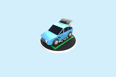 Direct to boot 3d animation design illustration
