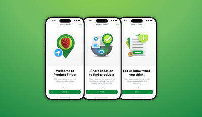 Onboarding app design illustration ui