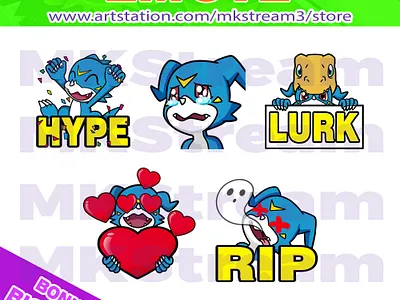 Twitch emotes digimon veemon hype, sad, lurk, love & rip anime cute design digimon digimon emoji digimon emotes digimon stickers digimon world emotes illustration sub badge twitch emotes v mon veemon veemon emoji veemon emotes veemon emoticons veemon stickers vmon