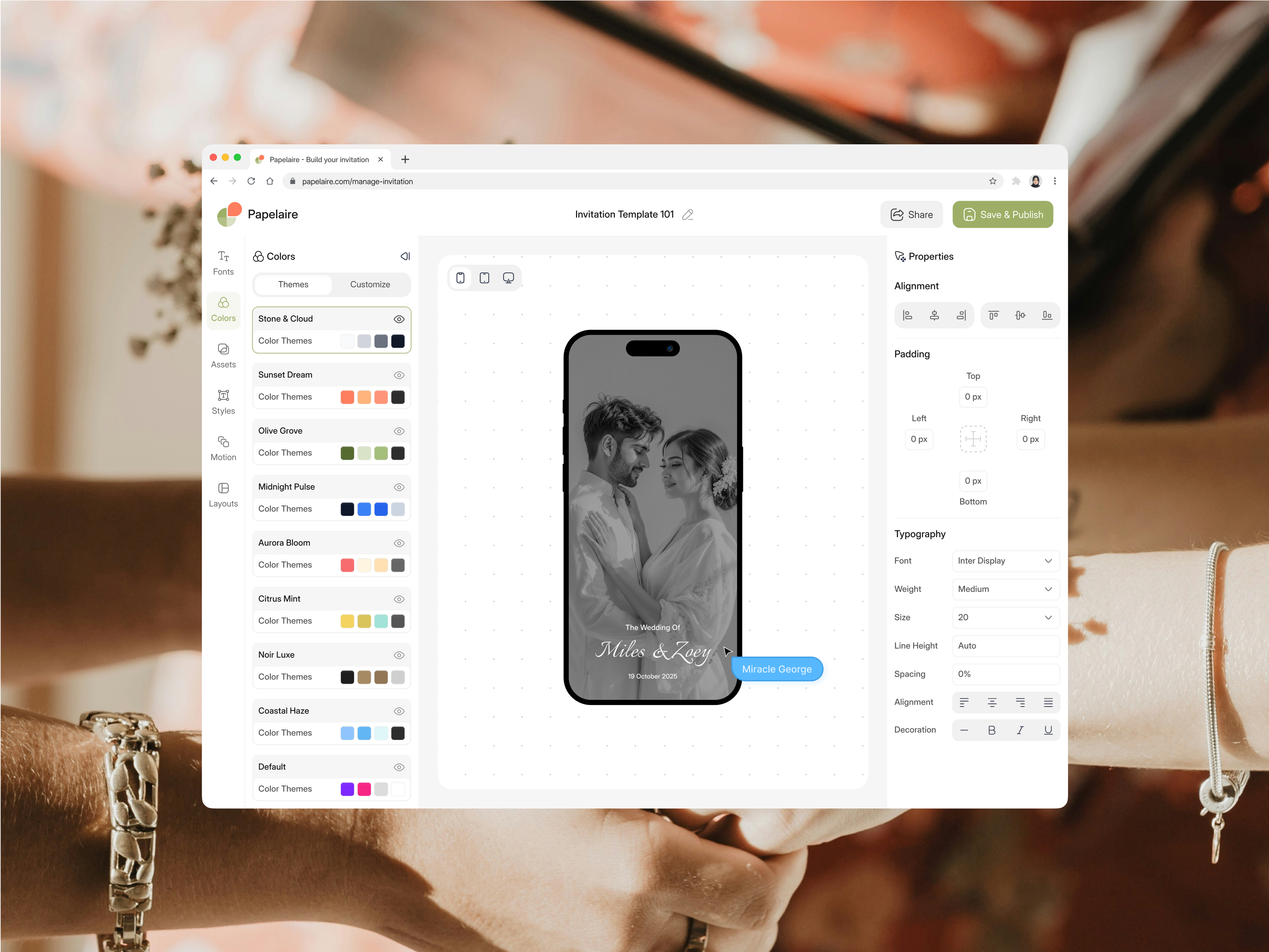 Example of Dashboard Design Concept