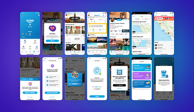 Travello App design ios ui
