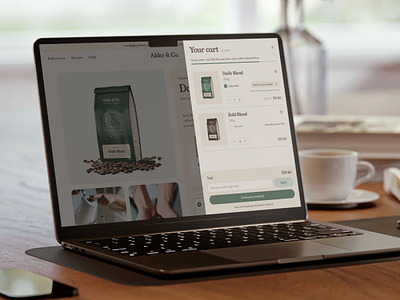 Coffee Roastery E-commerce UI Kit - Cart & Checkout Page cart check out checkout coffee coffee bean coffee shop e commerce ecommerce marketplace my cart nucleus online shop online shopping order order summary roastery shopify shopping shopping cart website