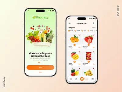 Smart - Grocery Mobile App UI/UX ai app cart ui checkkout flow design veli ecommerce app food grocery app mimimal design mobile app modern ui offer banner ois online shopping product details product page retail app shoppinh app smart buy uidesign uiux