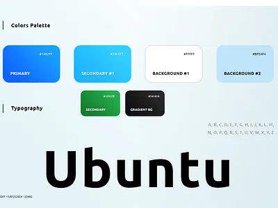UI Style & Logotype banner brand branding color schemes generla ui graphic design icon set icons designer illustrator ai logo logotypetypograzphy photoshop psd print designer senrio designer typo typography ubuntu google fonts ui ui colors ui style ui ux designer user interface variations