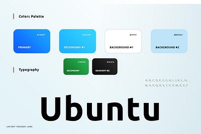 UI Style & Logotype banner brand branding color schemes generla ui graphic design icon set icons designer illustrator ai logo logotypetypograzphy photoshop psd print designer senrio designer typo typography ubuntu google fonts ui ui colors ui style ui ux designer user interface variations