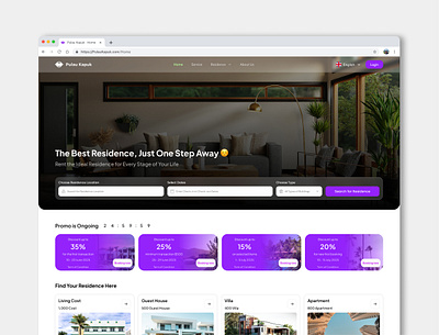Pulau Kapuk - Website Booking Residence booking residence figma landing page landing page design ui ui design ui designer uiux uiux design uiux designer ux ux design ux designer web design web designer