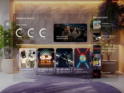Vr Movie Experience Liquid Glass apple liquid glass apple vision pro ar clean design game glass design glass effect liquid liquid glass moddern movie ar movie vr movie website uiux vision pro vr vr experience website website design