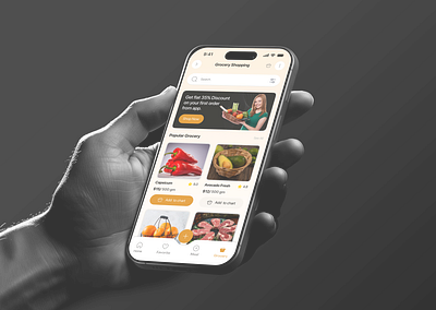 Grocery Shopping App app app design checkout e commerce ecommerce ecommerce app grocery grocery app grocery shopping grocery shopping ui e groceryapp mobile app product details shopping shoppingapp store app ui ux vegetable app