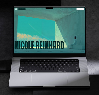 Nicole Reinhard - Personal Web Photography branding clean concept landing page layout minimalist personal personal website photography portfolio portfoliowebsite ui uidesign uiux ux web web design web designer website website design