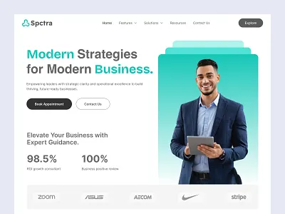 Business consulting website ui design best website best website uiux business consultant business uiux business website ui consultant website figma design figma designer figma ui design figma web ui landing page design landing page ui landing page uiux modern web uiux ui ui web uiux ux web ui website uiux