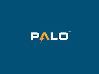 PALO - Wordmark Logo design for Electrical company bolt brand branding custom typhography electrical electrical contractor electronics graphic design lettermark logo logo designer logodesign logos minimalist logo power smart logo visual identity volt wordmark wordmarklogo