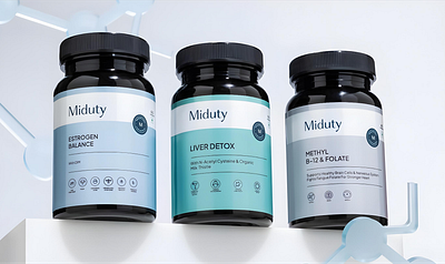 Miduty 3d animation branding graphic design logo ui