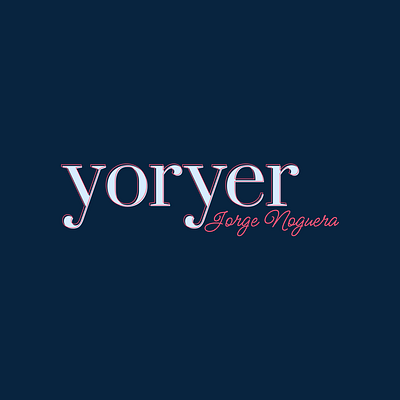 yoryer - Jorge Noguera branding design logo