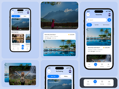 Travel app concept app app design booking dream travel ios mobile mobile travel app my booking tourism travel agency travel app traveling ui uiux ux vacation