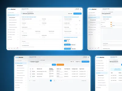 Clean Dashboard admin panel blue clean dashboard design ui ux