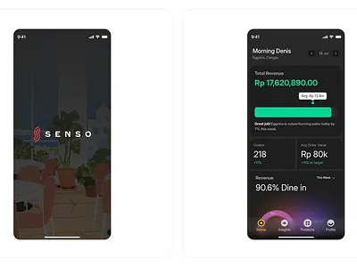 Senso App — 01 app branding clean design ios logo minimal mobile se ui