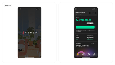 Senso App — 01 app branding clean design ios logo minimal mobile se ui