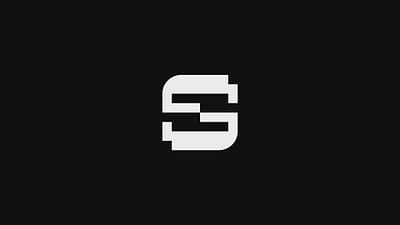 Pixel S Letter Logo ai app branding crypto design gaming icon letter s lettermark logo mark minimal modern monogram pixel startup symbol ui