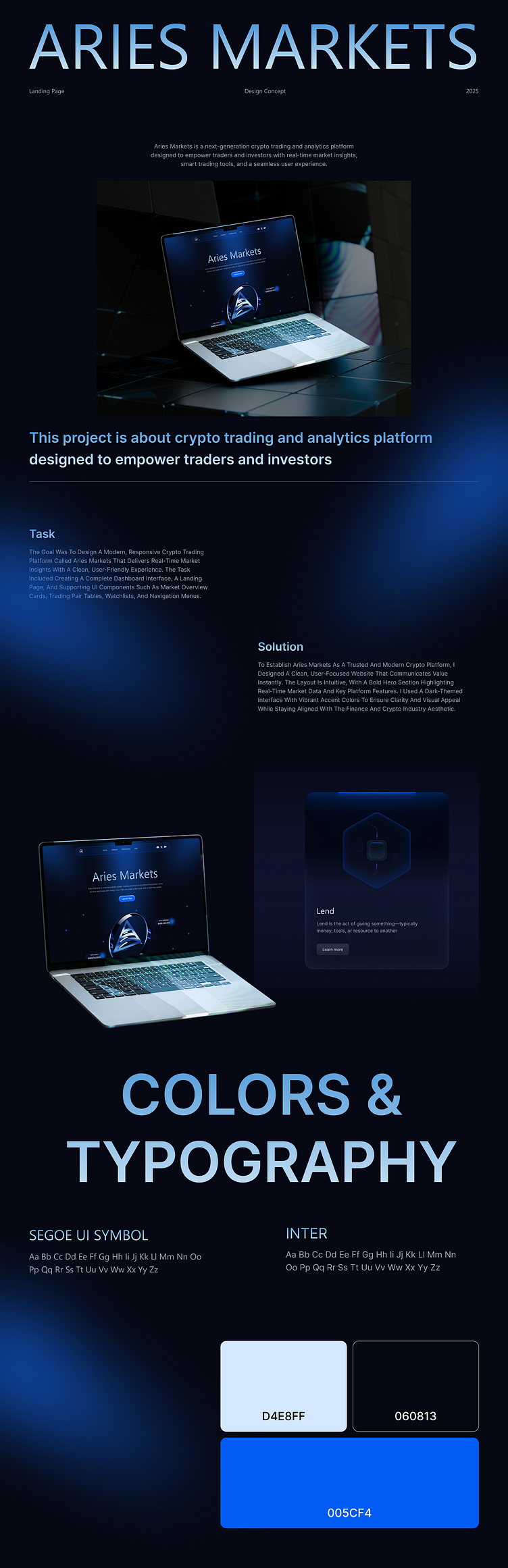 ARIES - Crypto Website Design by Abul Kalam Azad on Dribbble