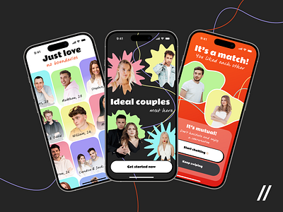 Dating Mobile iOS App Design android app app design app design concept app design template app interface dark theme dashboard dashboard design dating dating app design ios mobile mobile app mobile ui online product design ui ux
