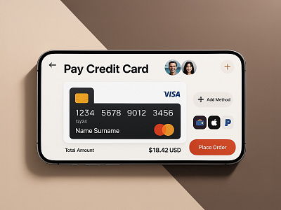 Mobile Payment Interface 3d animation branding design ecommerce fintech flow graphic design interface logo minimal modern motion graphics payment ui